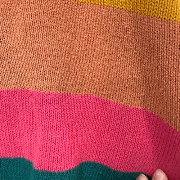 Billabong Striped Crew Neck Sweater Multicolored Size M - Picture 5 of 7